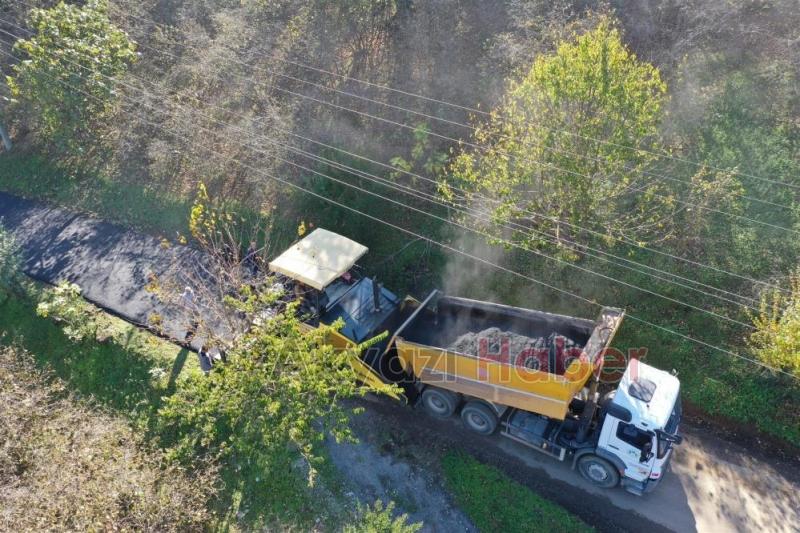 Yongalık'ta asfalt sevinci