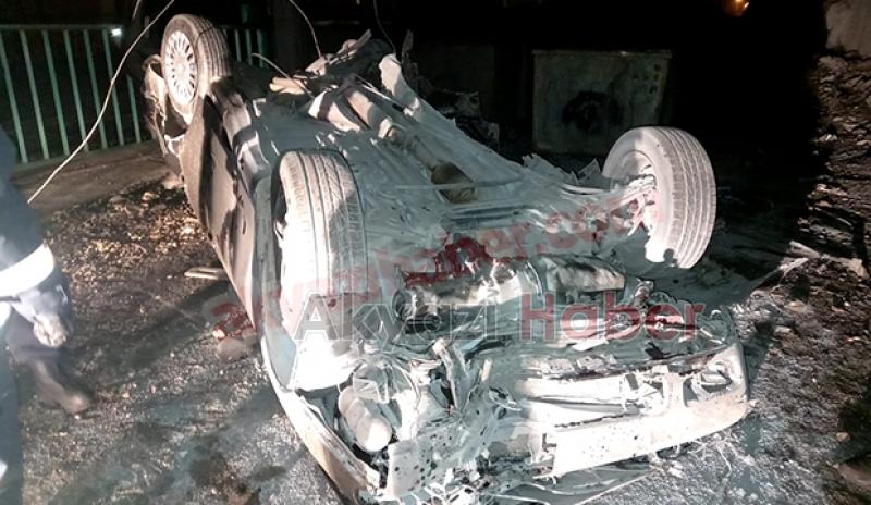 Vakıf'ta köprüden aşağı uçtu