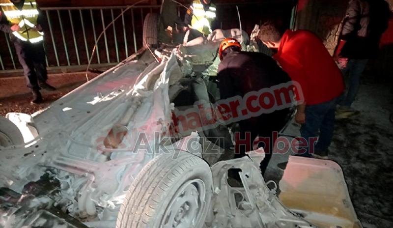 Vakıf'ta köprüden aşağı uçtu