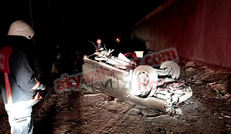 Vakıf'ta köprüden aşağı uçtu