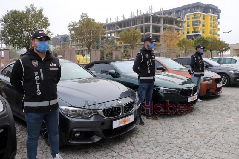 Milyonluk araçlara el kondu