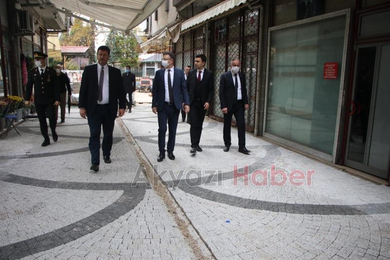 Akyazı'da protokol çalışmaları inceledi