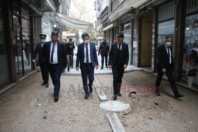 Akyazı'da protokol çalışmaları inceledi