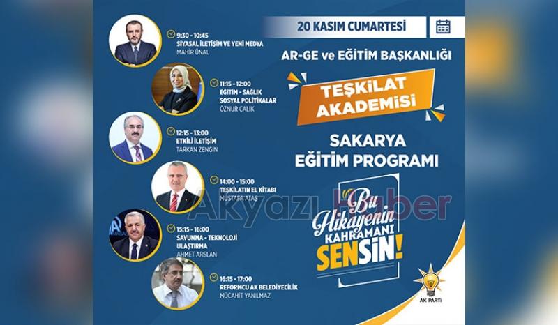 AK Parti'de Teşkilat Akademisi başlıyor