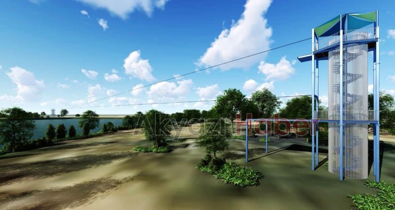 Sakarya Nehri zipline ile geçilecek