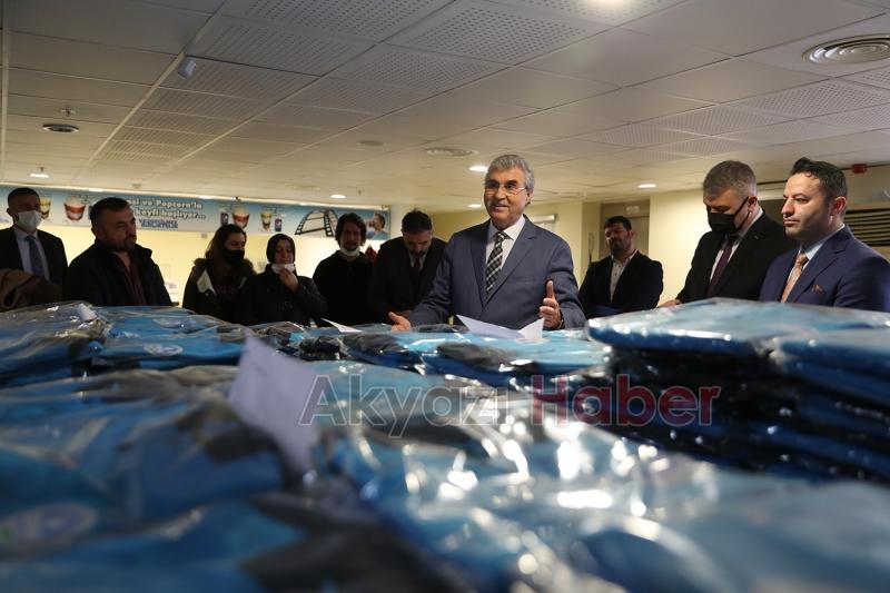 Büyükşehir tekstil ürünlerini kendi üretiyor