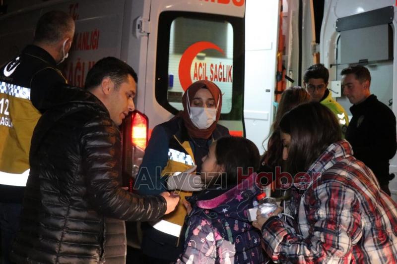 TEM'deki kazada 5 sporcu dehşeti yaşadı