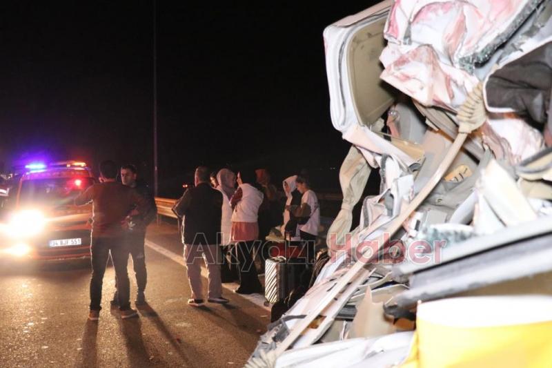 TEM'deki kazada 5 sporcu dehşeti yaşadı