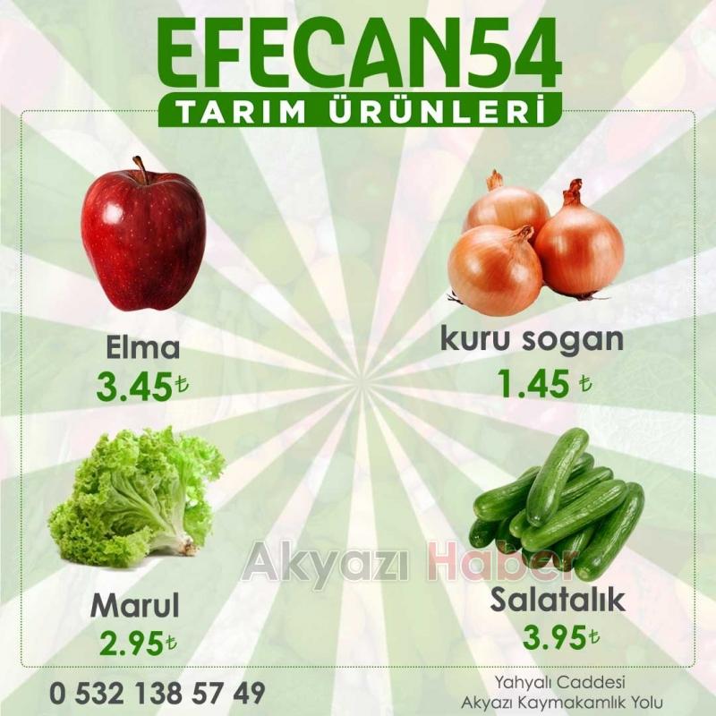 Efsane indirimler Efecan tanzim satışta