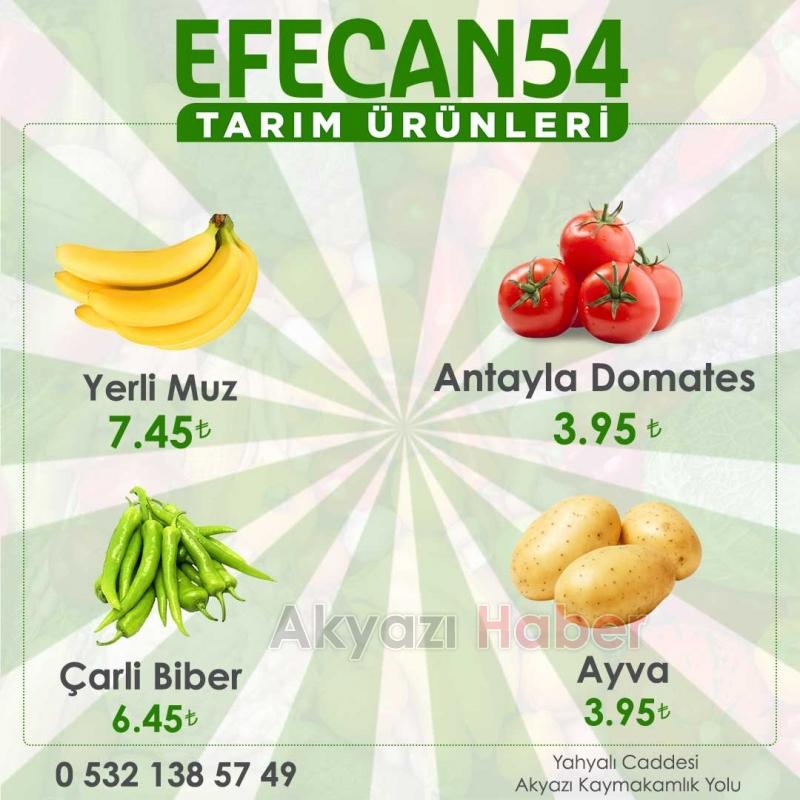 Efsane indirimler Efecan tanzim satışta