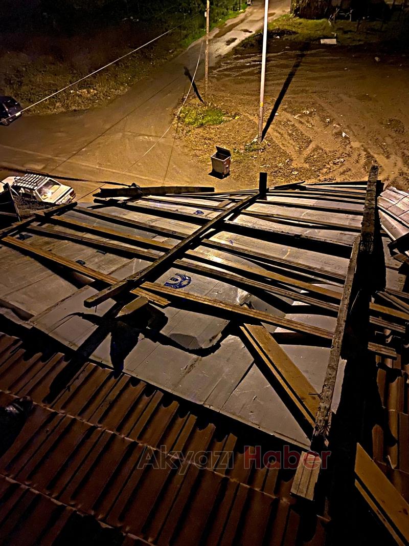 Sakarya'da fırtınanın verdiği hasarın bilançosu