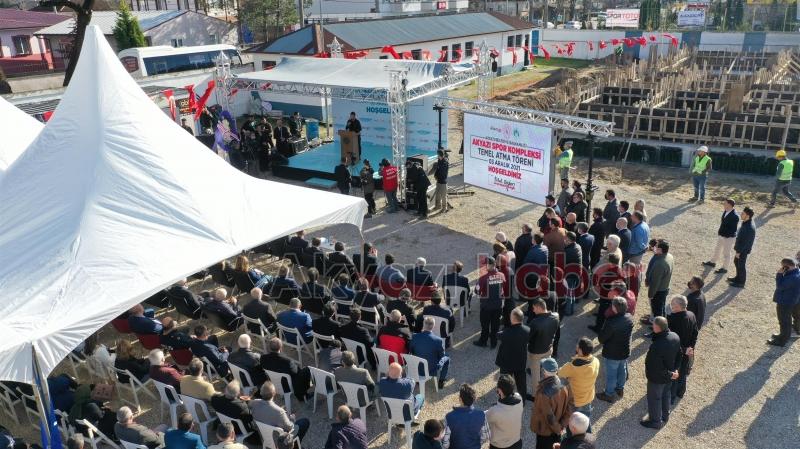 Akyazı Spor Kompleksi'nin temeli atıldı