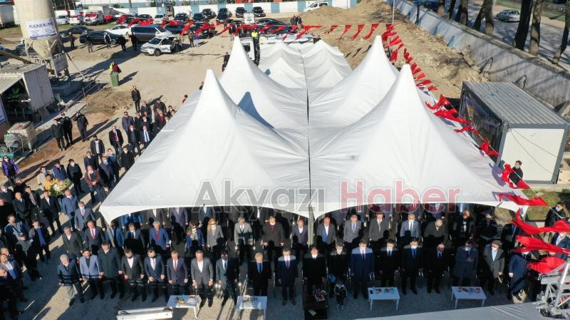 Akyazı Spor Kompleksi'nin temeli atıldı