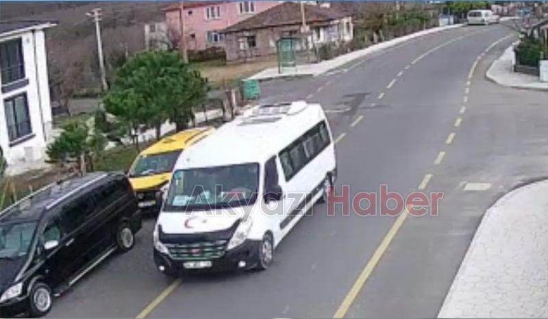 Okul servisi köpeği ezip böyle kaçtı