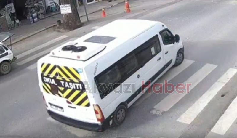 Okul servisi köpeği ezip böyle kaçtı