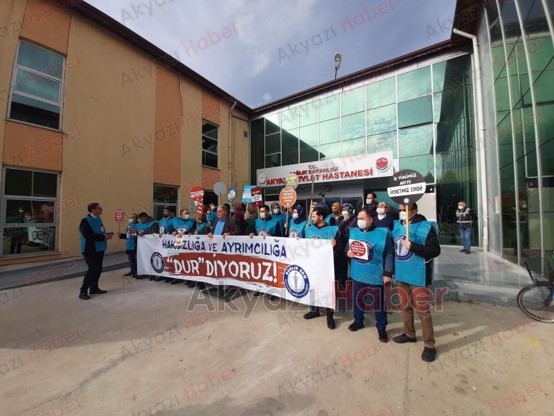 Sağlık çalışanlarından iş bırakma eylemi