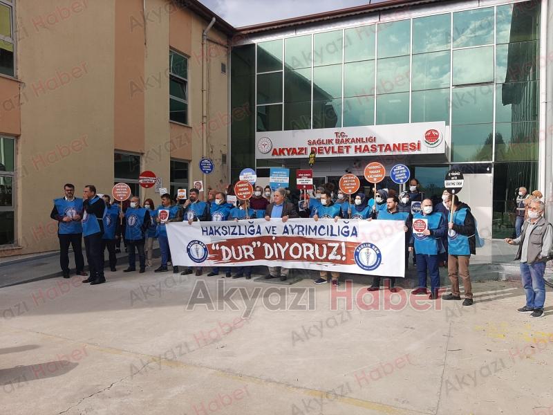 Sağlık çalışanlarından iş bırakma eylemi