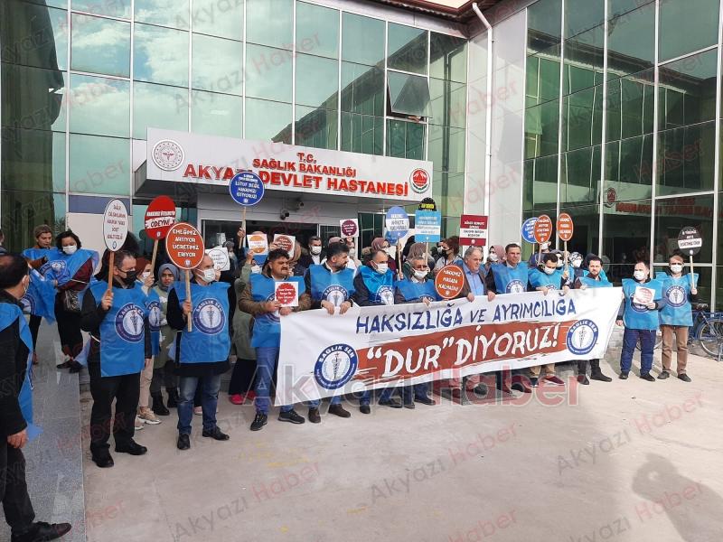 Sağlık çalışanlarından iş bırakma eylemi