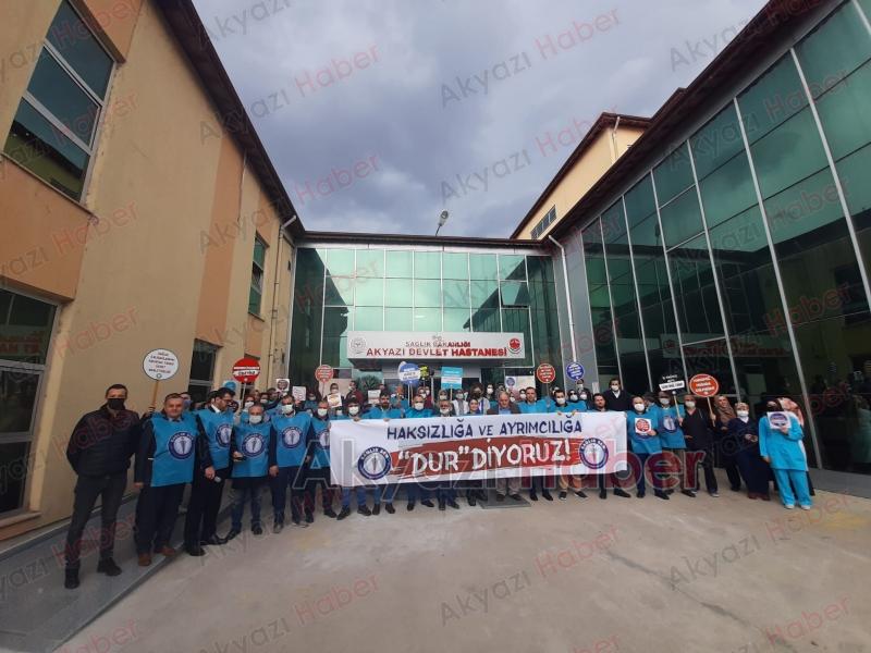 Sağlık çalışanlarından iş bırakma eylemi