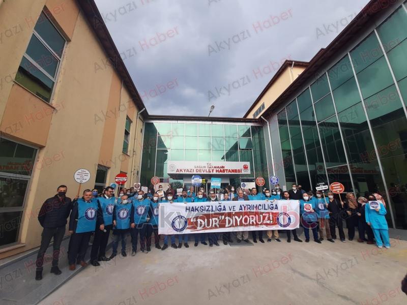 Sağlık çalışanlarından iş bırakma eylemi