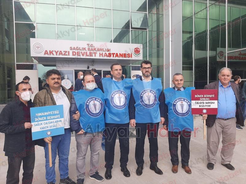 Sağlık çalışanlarından iş bırakma eylemi