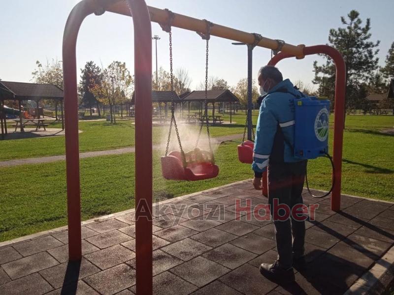 Büyükşehir dezenfekte çalışmalarını sürdürüyor