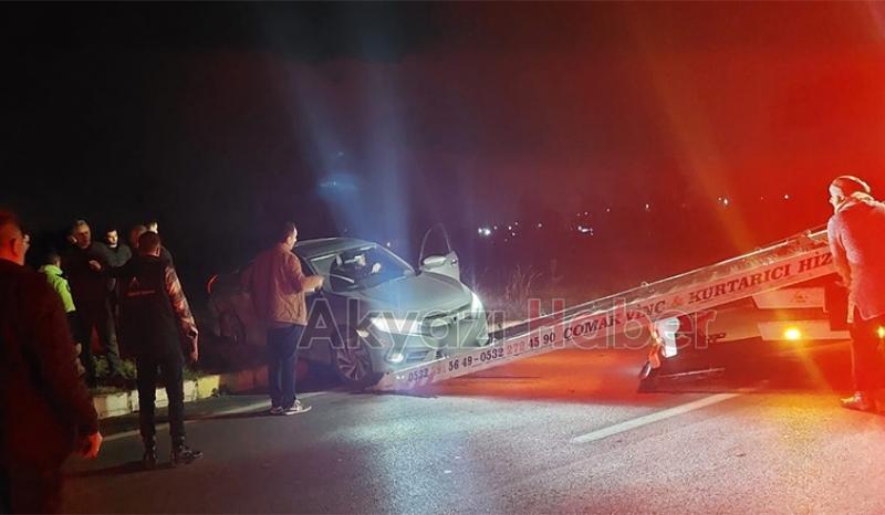 Küçücek Kavşağı'nda kaza