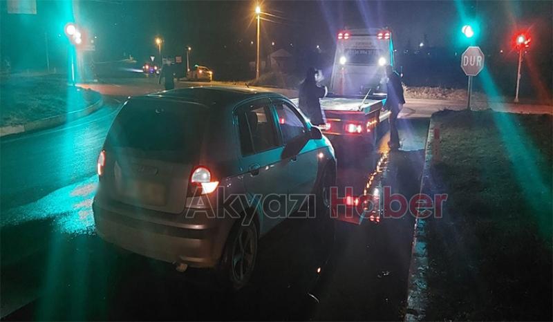 Küçücek Kavşağı'nda kaza