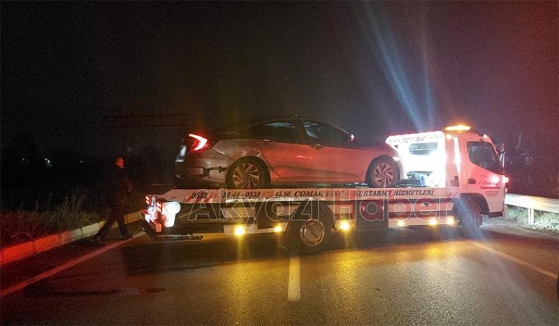 Küçücek Kavşağı'nda kaza