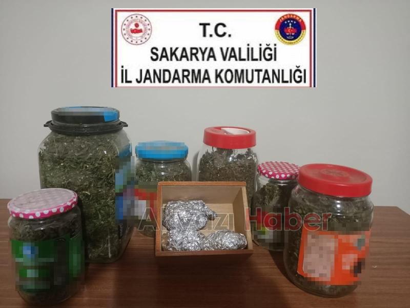 Yayla evinde esrar ve metamfetam ile yakalandılar