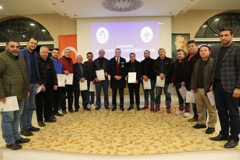 420 oto sanatkarı yetki belgesi aldı