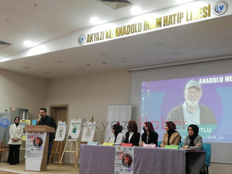 Akyazı Mustafa Kutlu paneline ev sahipliği yaptı