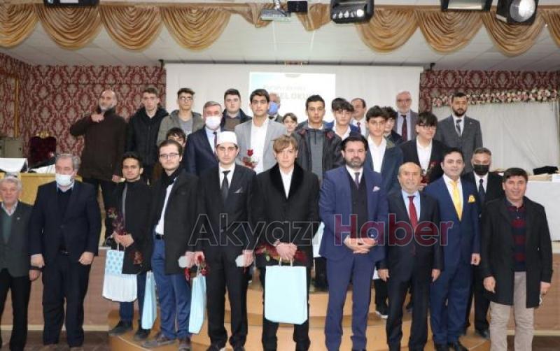 Akyazılı Muhammed Haşim üçüncü oldu