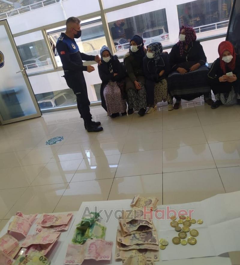 Son model araçla gidip 1 saate 2 bin 305 lira topladılar