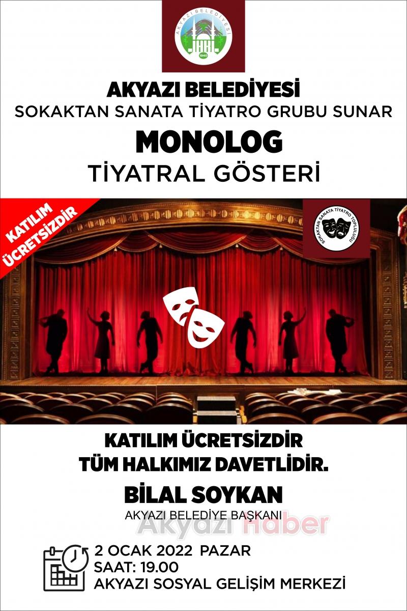 Akyazı’da tiyatro gösterimleri başlıyor 