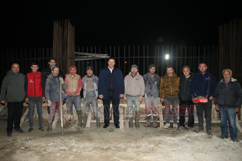 Başkan Bilal Soykan, yeni yıla temel atarak girdi