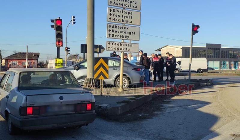 Ormanköy Kavşağı'nda kaza: 3 yaralı