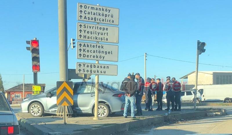 Ormanköy Kavşağı'nda kaza: 3 yaralı