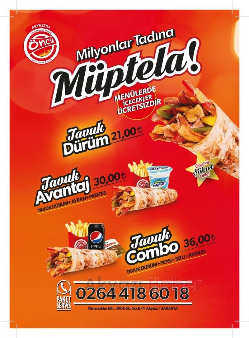 Öncü Döner'den Zurna Menülerde kampanya