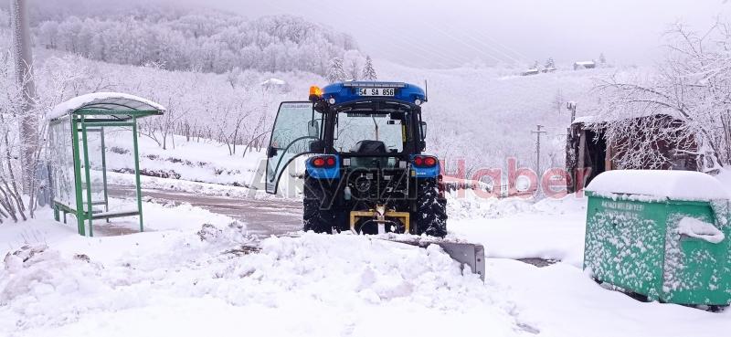 Kar keyfi için Güzlek'e akın ettiler
