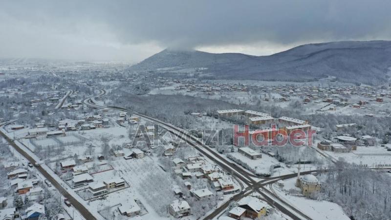 Akyazı havadan böyle görüntülendi