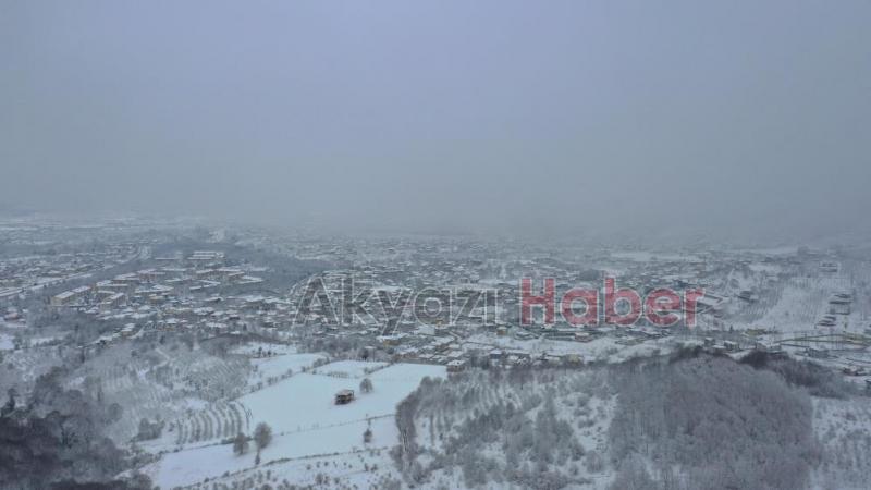 Akyazı havadan böyle görüntülendi
