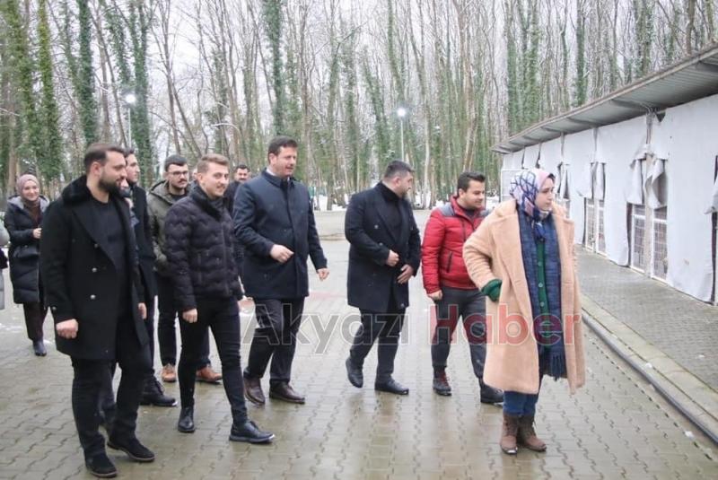 Sakarya Kent Konseyi Gençlik Meclisi Üyeleri Akyazı'yı gezdi