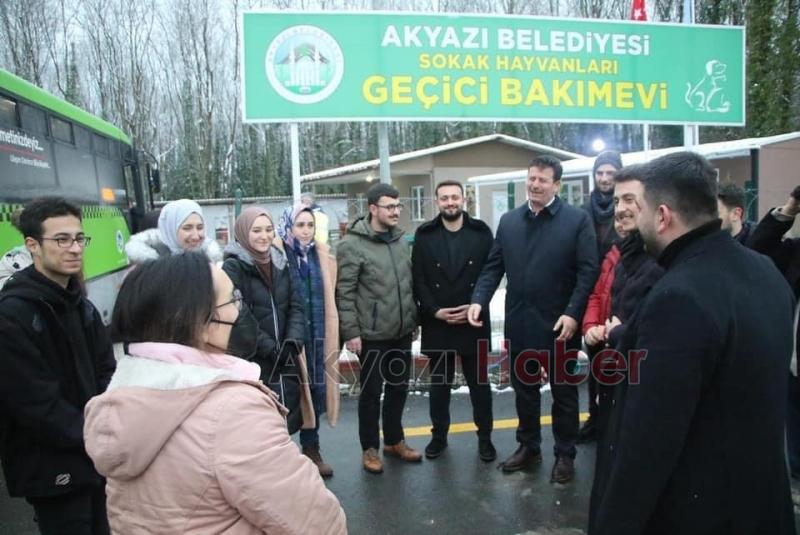 Sakarya Kent Konseyi Gençlik Meclisi Üyeleri Akyazı'yı gezdi