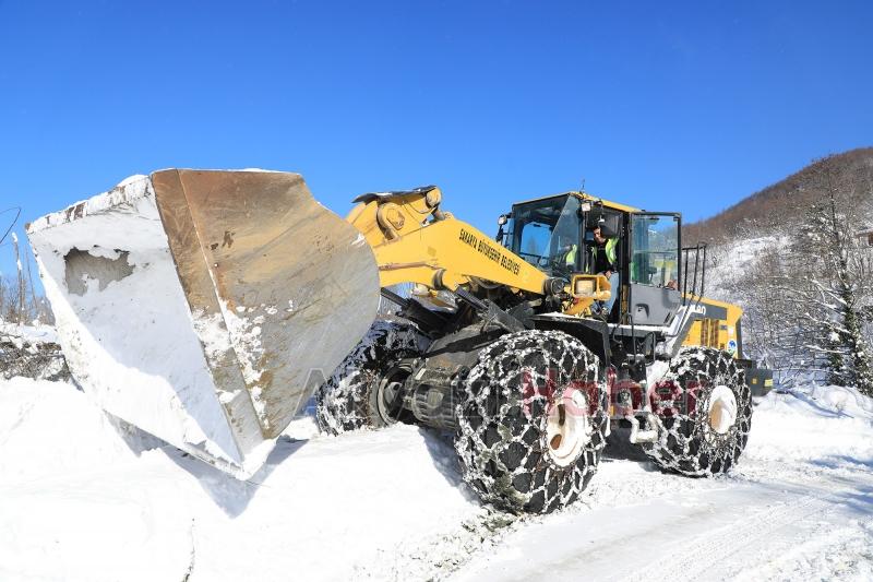 Kar nedeniyle kapanan tüm yollar açıldı