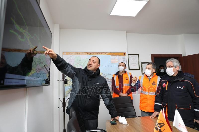 Vali kar tedbirleri hakkında brifing aldı