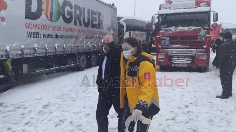 TEM'de 37 araç birbirine girdi: