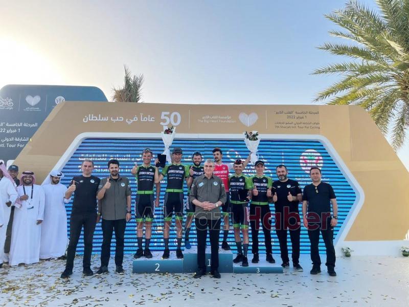 Büyükşehir’in pedalları Dubai’de tarih yazdı