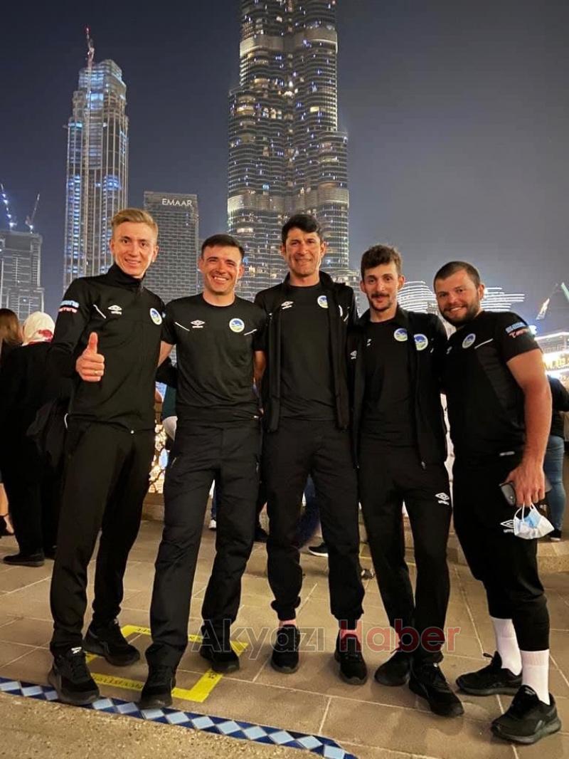 Büyükşehir’in pedalları Dubai’de tarih yazdı