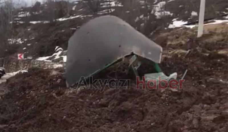 Beldibi'nde büyük heyelan